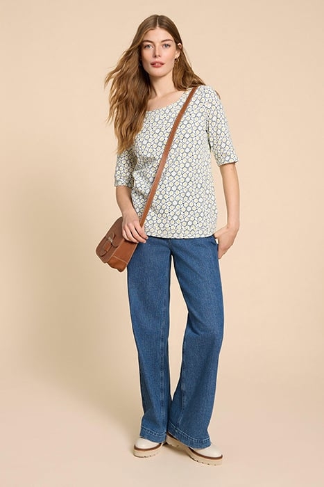 WEAVER JERSEY TOP WHITE 1