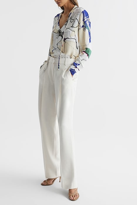 MEL-ABSTRACT BLOUSE IVORY 3