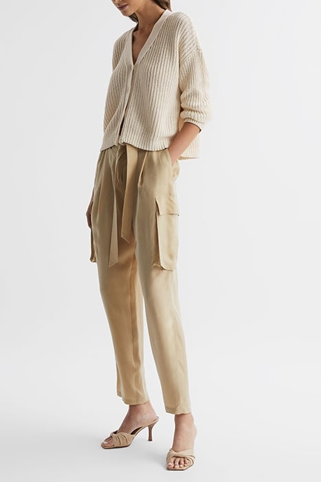 ADEENA-CHUNKY CARDIGAN NEUTRAL 3