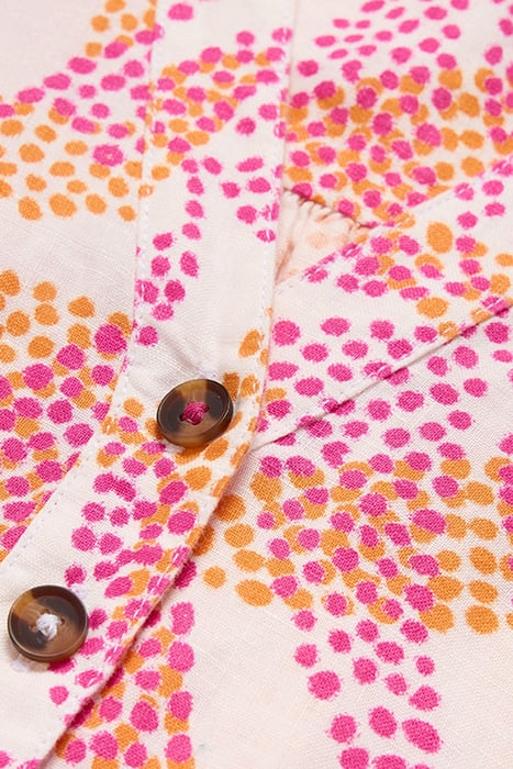 LINA LINEN TUNIC IVORY PRINTED 4