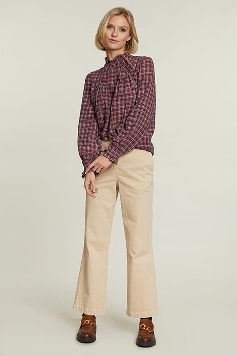 MULTI CHECKED SHIRT FANTASY NECKLINE 3