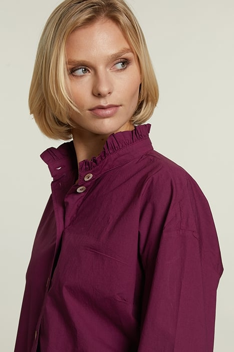 PURPLE RUFFLE BLOUSE 4