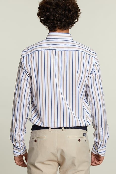 CUSTOM FIT STRIPED SHIRT MULTI 2