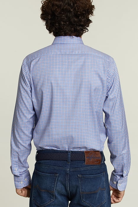 CUSTOM FIT CHECKED SHIT WITH POCKET MULTI 2