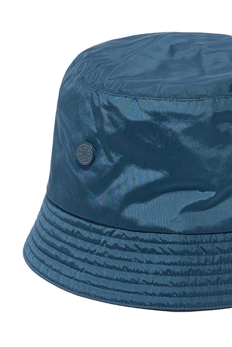 BLUE NYLON BUCKET HAT 2