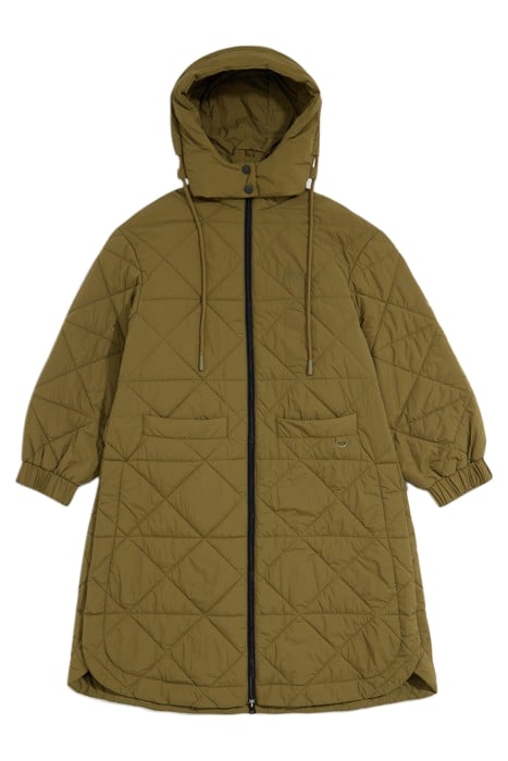 KHAKI QUILTED PUFFER 3