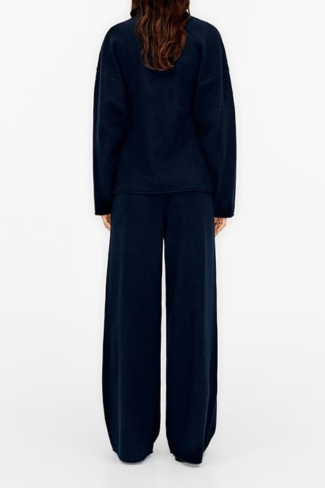 NAVY BLUE WOOL CULOTTES 2