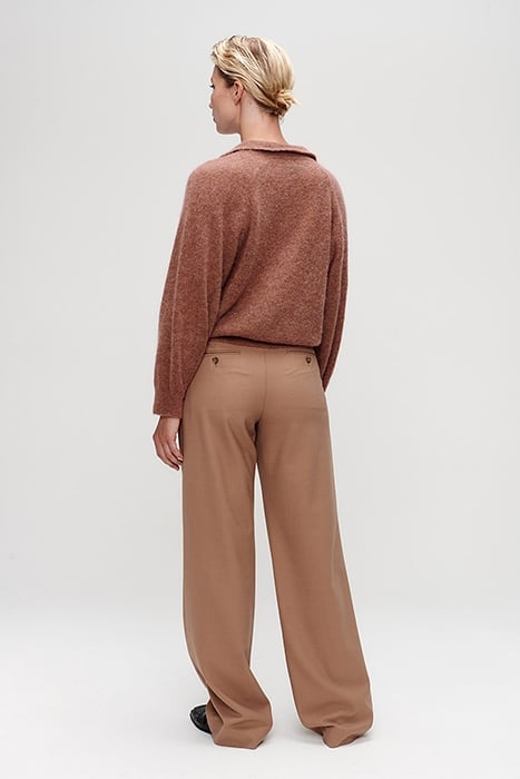 EZRA WOOL PANTS CINDER ROSE 2