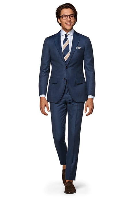 BLUE BIRD'S EYE TAILORED FIT SIENNA BLAZER 1
