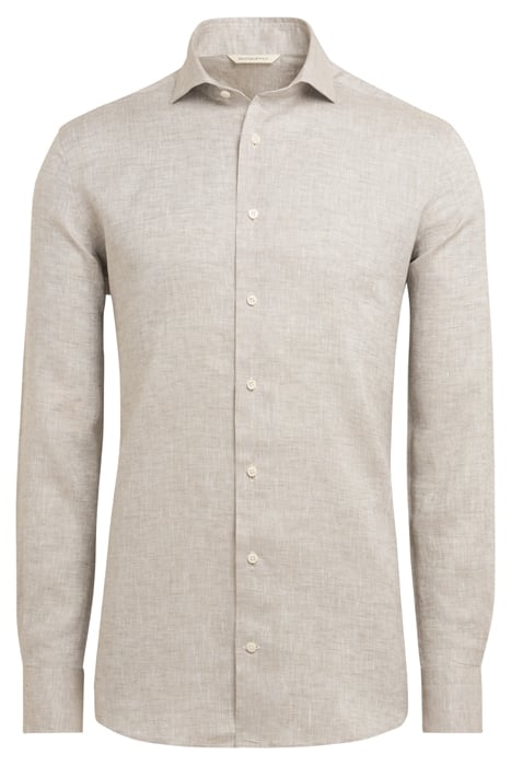 LIGHT BROWN SLIM FIT SHIRT 4