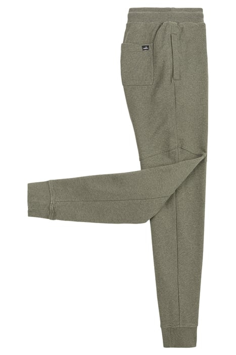 LOGAN | CUFFED SWEATPANTS ARMY GREEN MELANGE 1