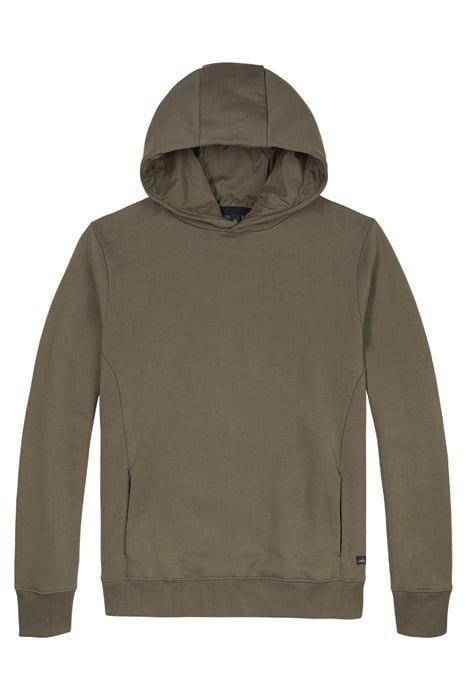 VANCE-TECH | LUXURY HOODIE DARK KHAKI 1