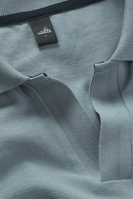 BARNETT | LONGSLEEVE RETRO POLOSHIRT CHALK BLUE 2