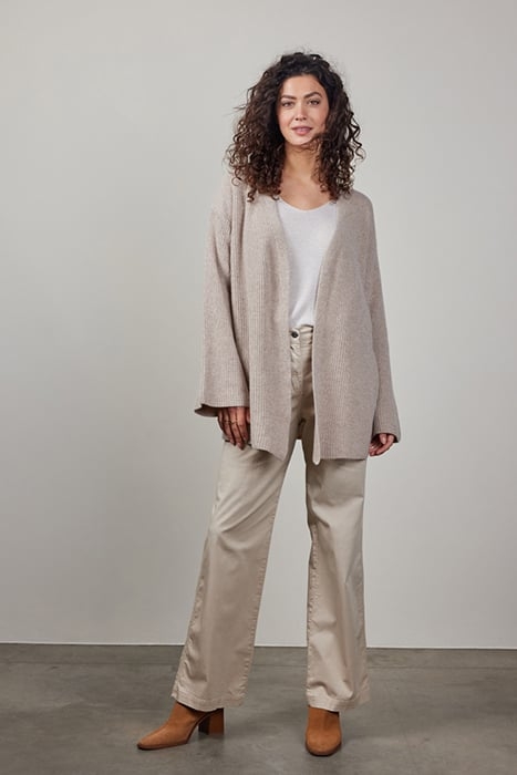 KIMONO CHIARA CASHMERE LIGHT SAND MELANGE 2
