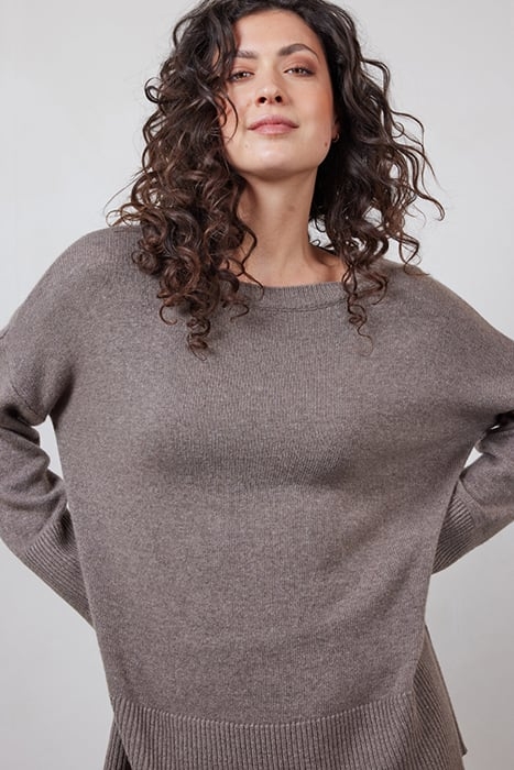 PULLOVER SOLE CASHMERE LIGHT SAND MELANGE 7