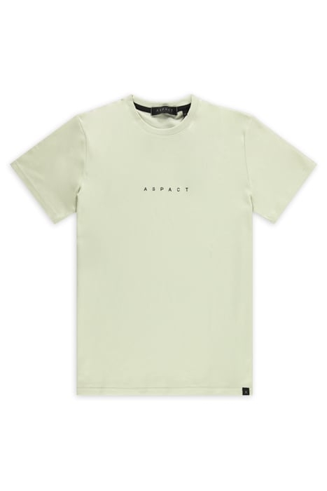 EMBROIDERY TEE AQUA 1