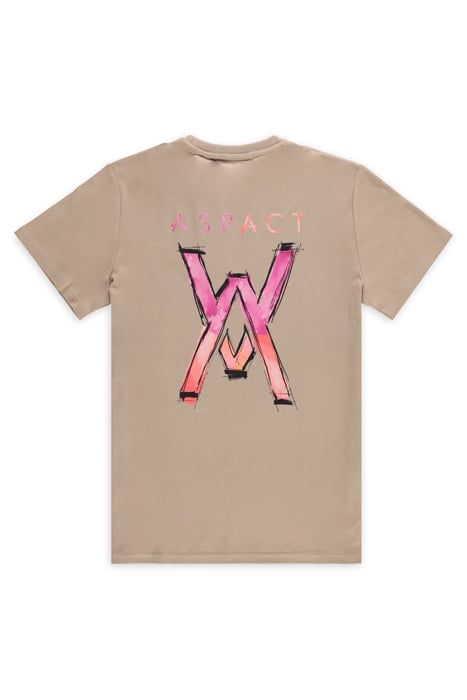 ABSTRACT TEE 3.0 TAUPE 2