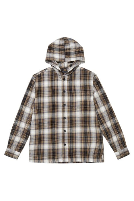 RELAXED HOODED CHECK SHIRT MISC. 4