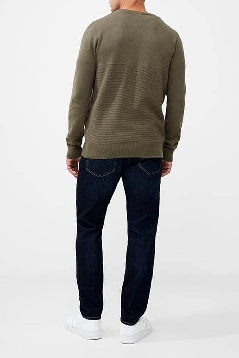 ENGINEERED OTTOMAN JUMPER GREEN 3