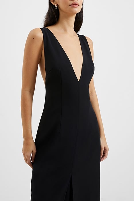 HARRY SUITING MIDI DRESS BLACK 5