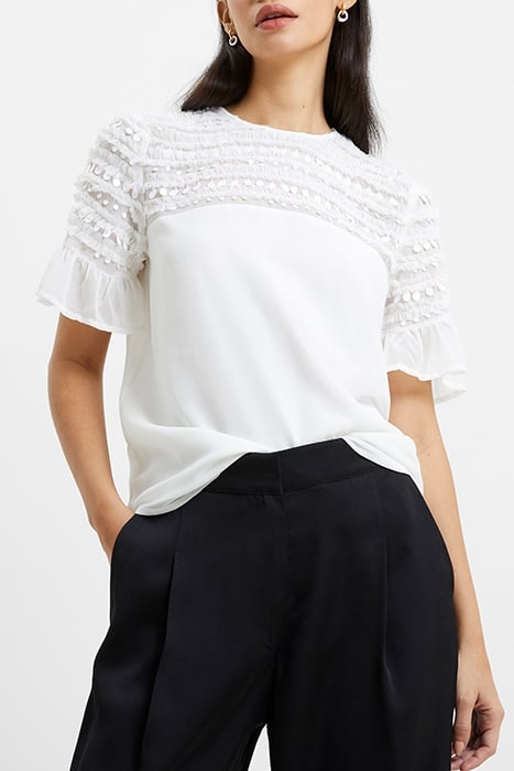 CARINA EMBELLISHED TOP WHITE 4