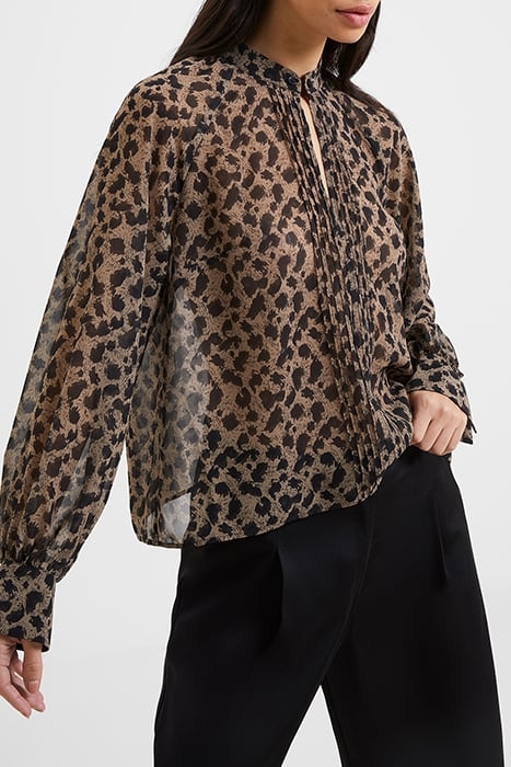 ESTELLA GEORGETTE TOP BLACK 1