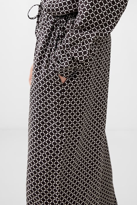 GEO PALAZZO TROUSER BROWN 5