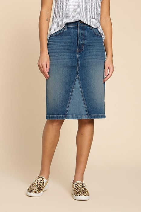 JEMMA DENIM SKIRT MID DENIM 1