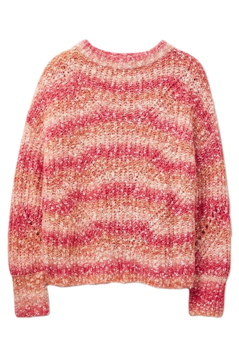 BELONGING SPACE DYE JUMPER PINK MULTI 2