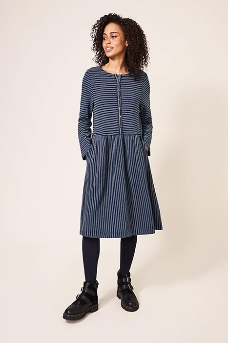 MARSIA STRIPED JERSEY DRE NAVY 1
