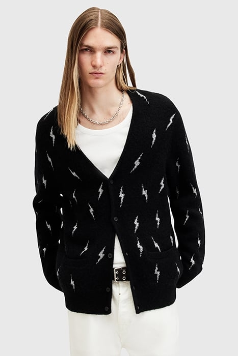 ZAP CARDIGAN BLACK 1