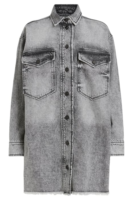 LILY DENIM DRESS VINTAGE BLACK 4