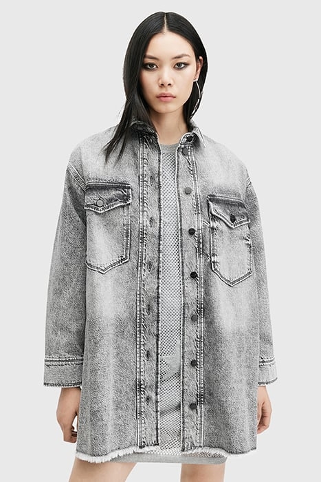 LILY DENIM DRESS VINTAGE BLACK 1