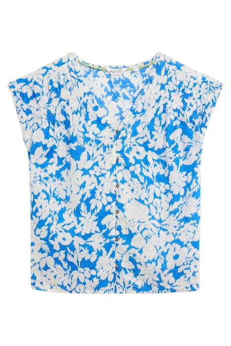 RAE COTTON VEST BLUE 3