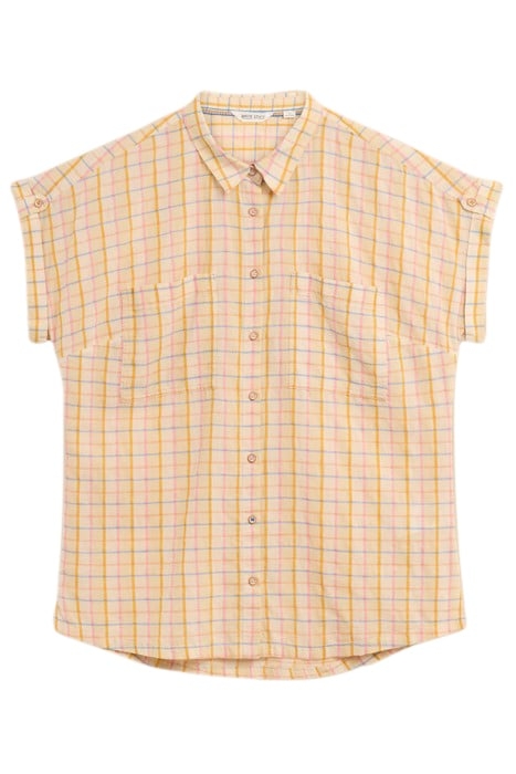 ELLIE CHECK SHIRT NATURAL 3