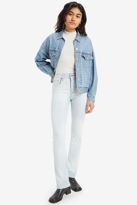 725 FLARED JEANS WHITE 5