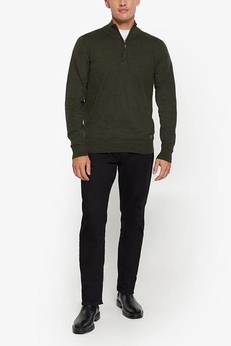 KLAUSSI HALFZIP + FULL GREEN MELANGE 3