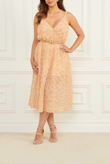 ROSIE DRESS SMOOTH ALMOND 5