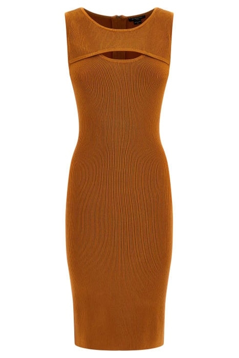 MILANI SWEATER DRESS CAKE BROWN 1