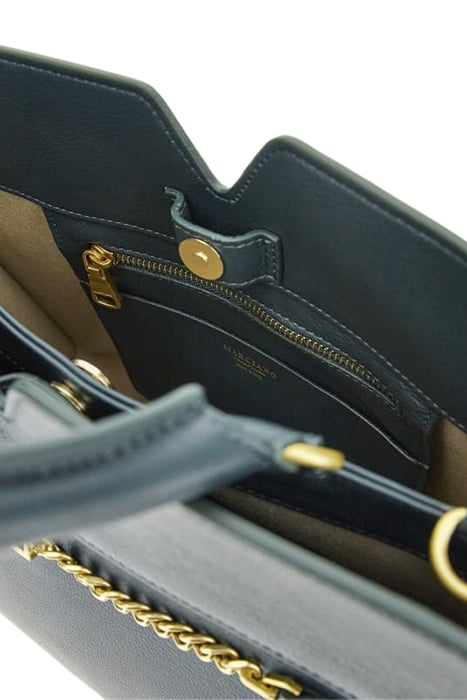 MEDIUM SATCHEL MAGNE GREEN HANDBAG TOPAZ 6