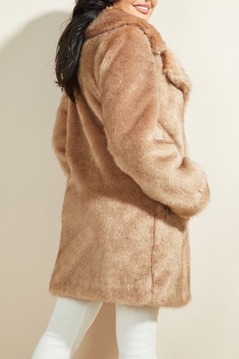 GWENDA COAT MARFA LIGHT FAUX FUR MULTI 2