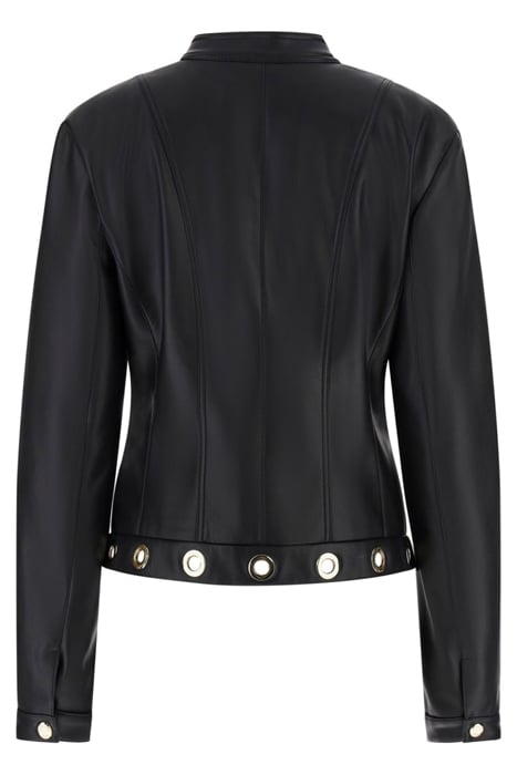 RORY BIKER JACKET JET LEATHER & BLACK 5