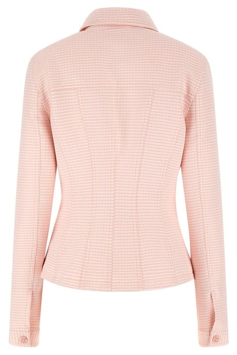LS LILIA VICHY TRACKER JACKET PINK AND WHITE VICHY 5