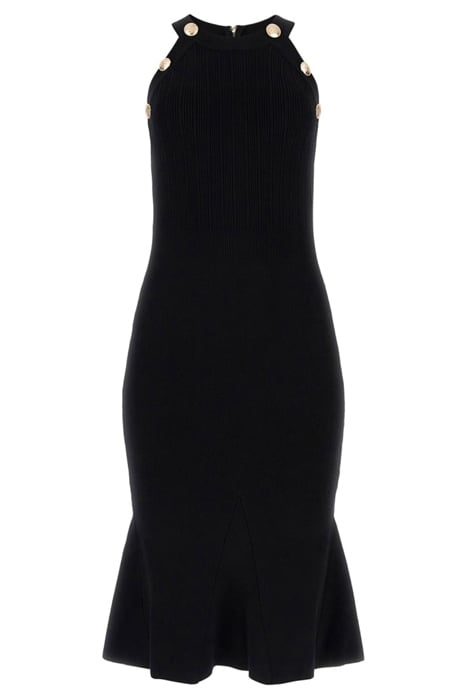 ANDROMEDA STITCHED JET MINI DRESS BLACK 3