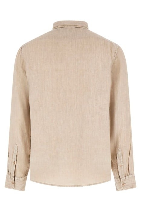 LS ISLAND LINEN EMBRO SHIRT NEUTRAL SAND MULTI 5