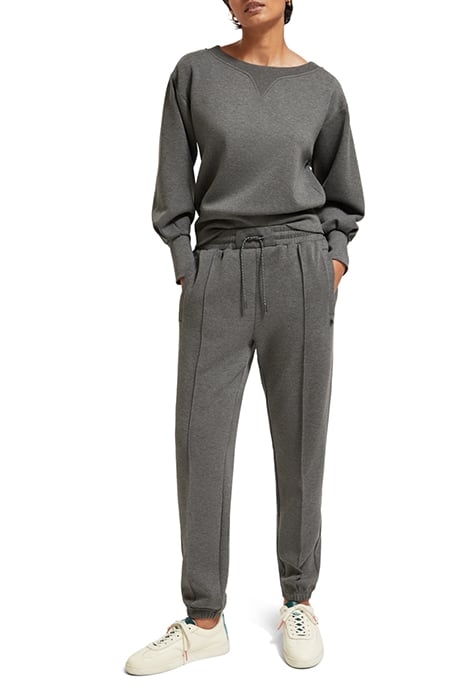 BOATNECK SWEATSHIRT DARK GREY MELANGE 3