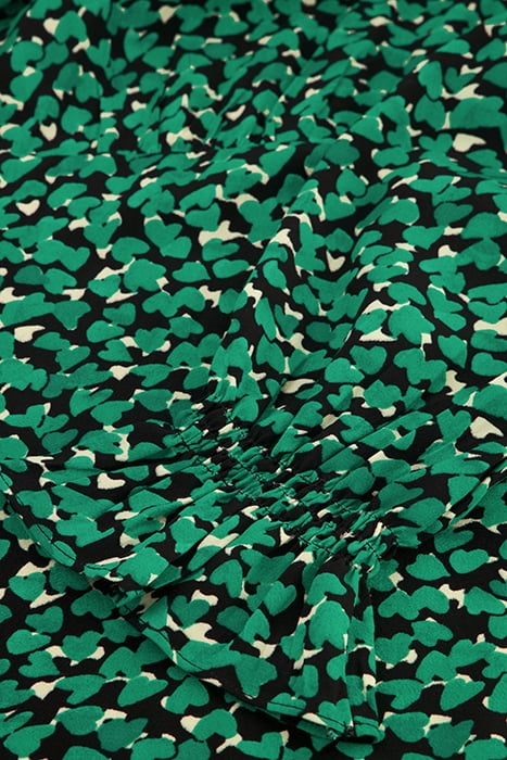 VANESSA DRESS FEELING GREEN/BLACK 5