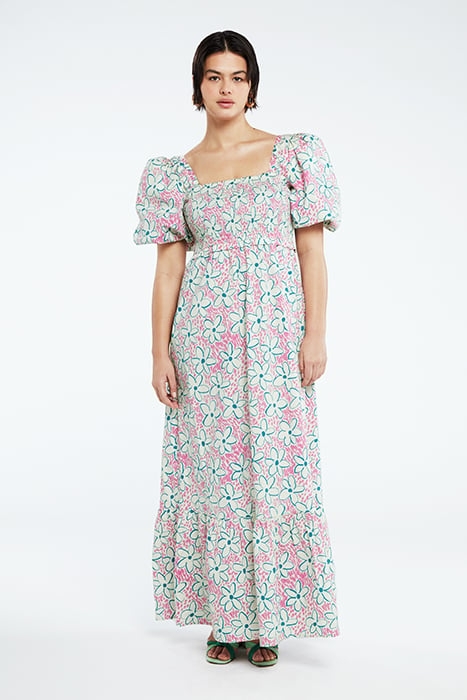 CARLA DRESS CREAM WHITE/BUBBLE G 1