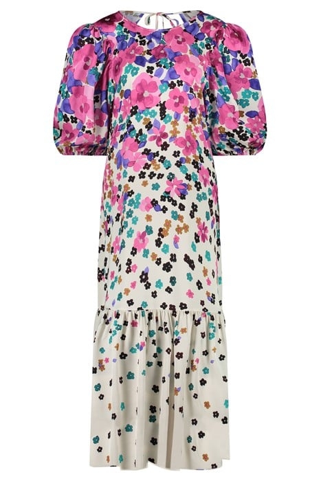 CECILE DRESS CREAM WHITE/BUBBLE G 3