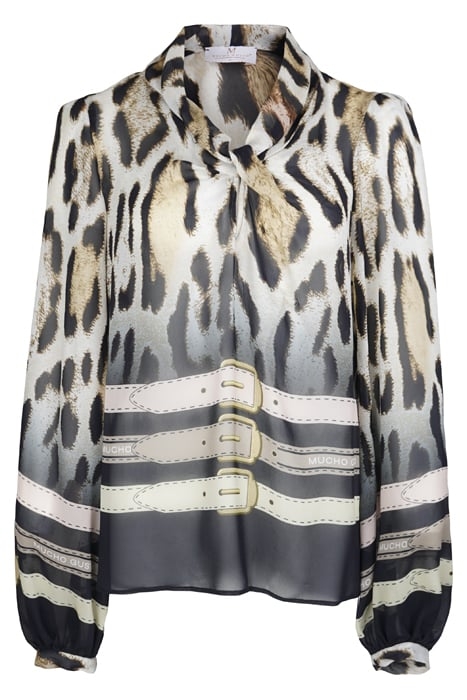 BLOUSE CORATO LEOPARD WITH BELTS 1